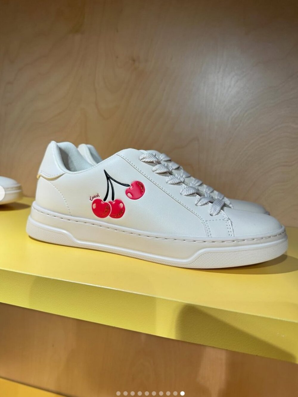 Coach Women's High Line Cherry Print Sneakers